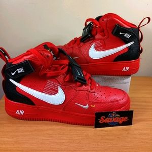 Nike Air Force 1 Mid Utility Red